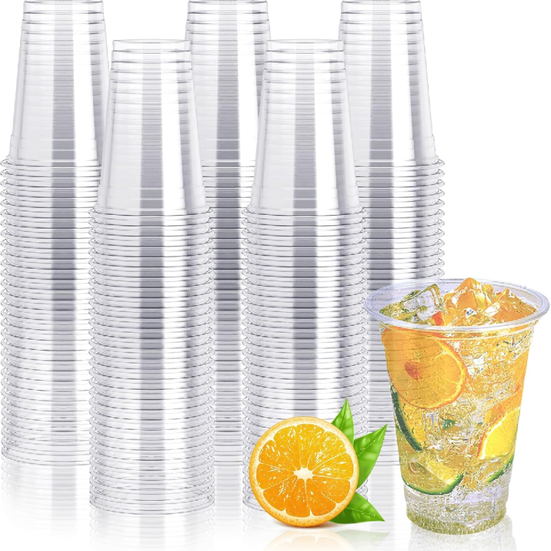 PET Disposable Drinking Clear Plastic Cups