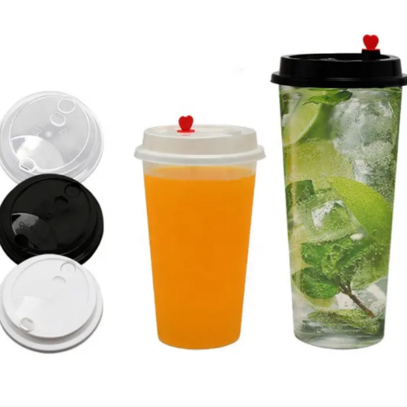 360ml 500ml 700 1000ml Disposable Thick Injection PP Clear Frost Bubble Tea Plastic Cup